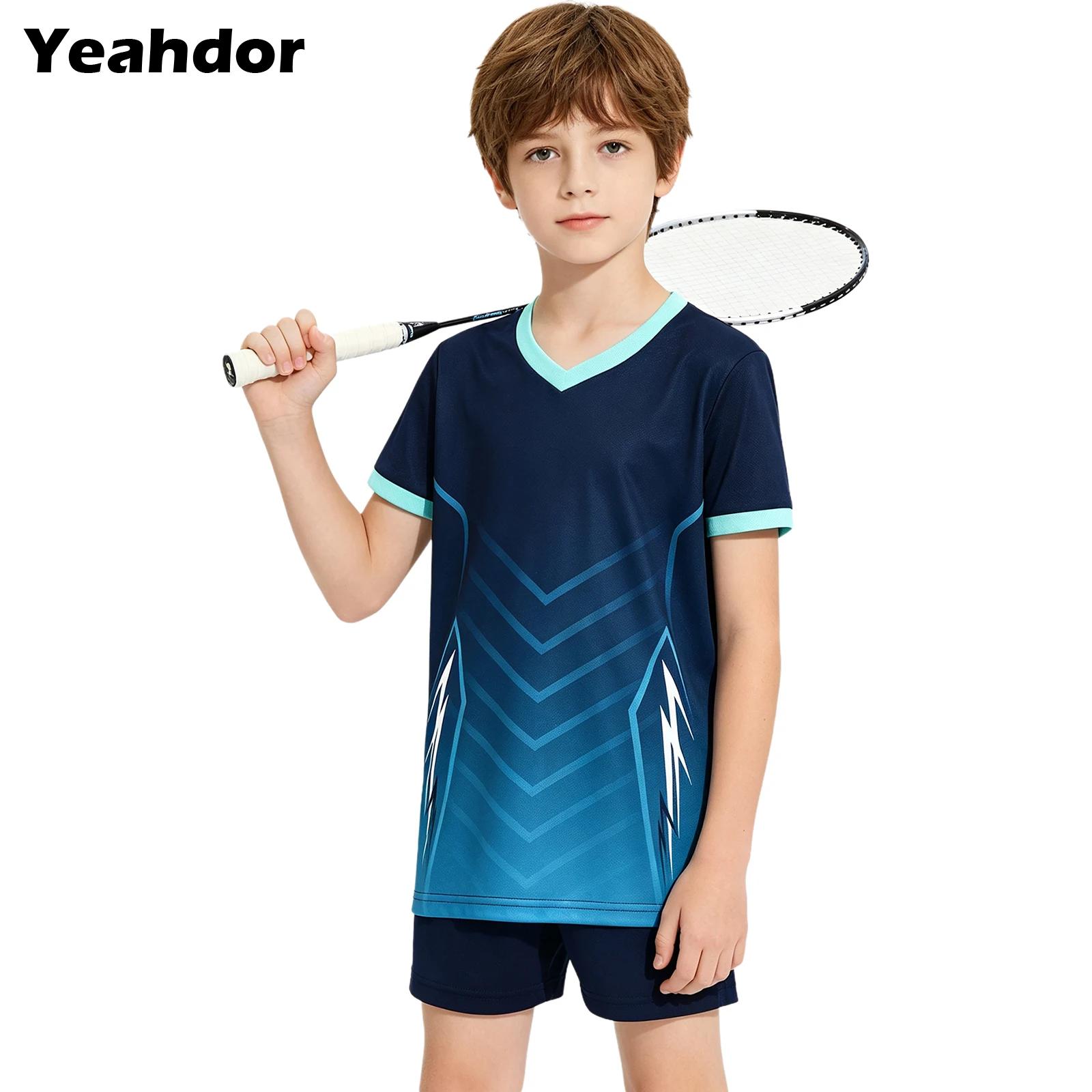 Badminton Kids - طقم رياضي للأطفال الأولاد والبنات لكرة