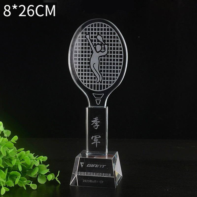 Badminton Europe - تخصيص كأس كريستال الريشة تنس المنافسة
