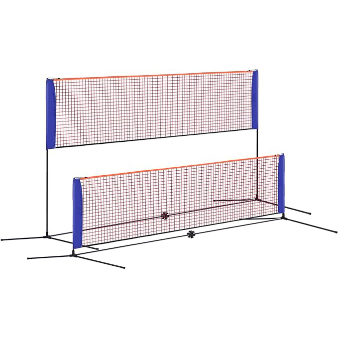 شبكة بادمنتون محمولة صغيرة الح - مراجعة Badminton Net وسعره