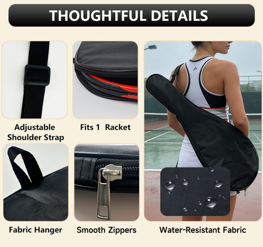غطاء مضرب التنس المحمول حزمة و - مراجعة Backpack Racket Bag وسعره
