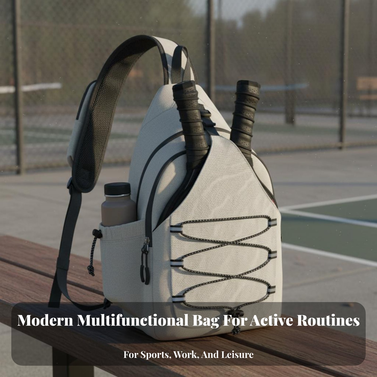 حقيبة بيكلبول متعددة الجيوب، ح - مراجعة Backpack Racket Bag وسعره
