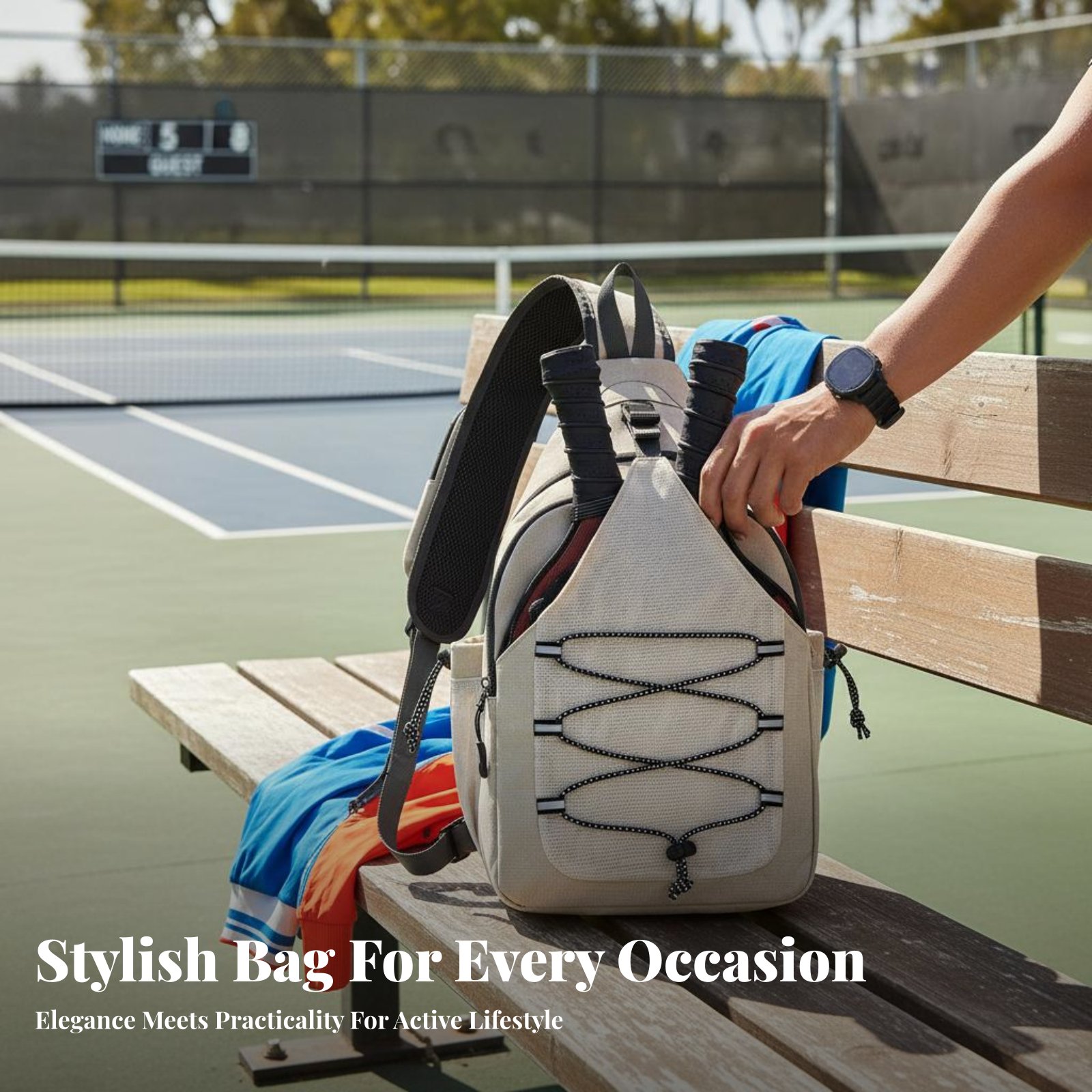 حقيبة بيكلبول متعددة الجيوب، ح - مراجعة Backpack Racket Bag وسعره