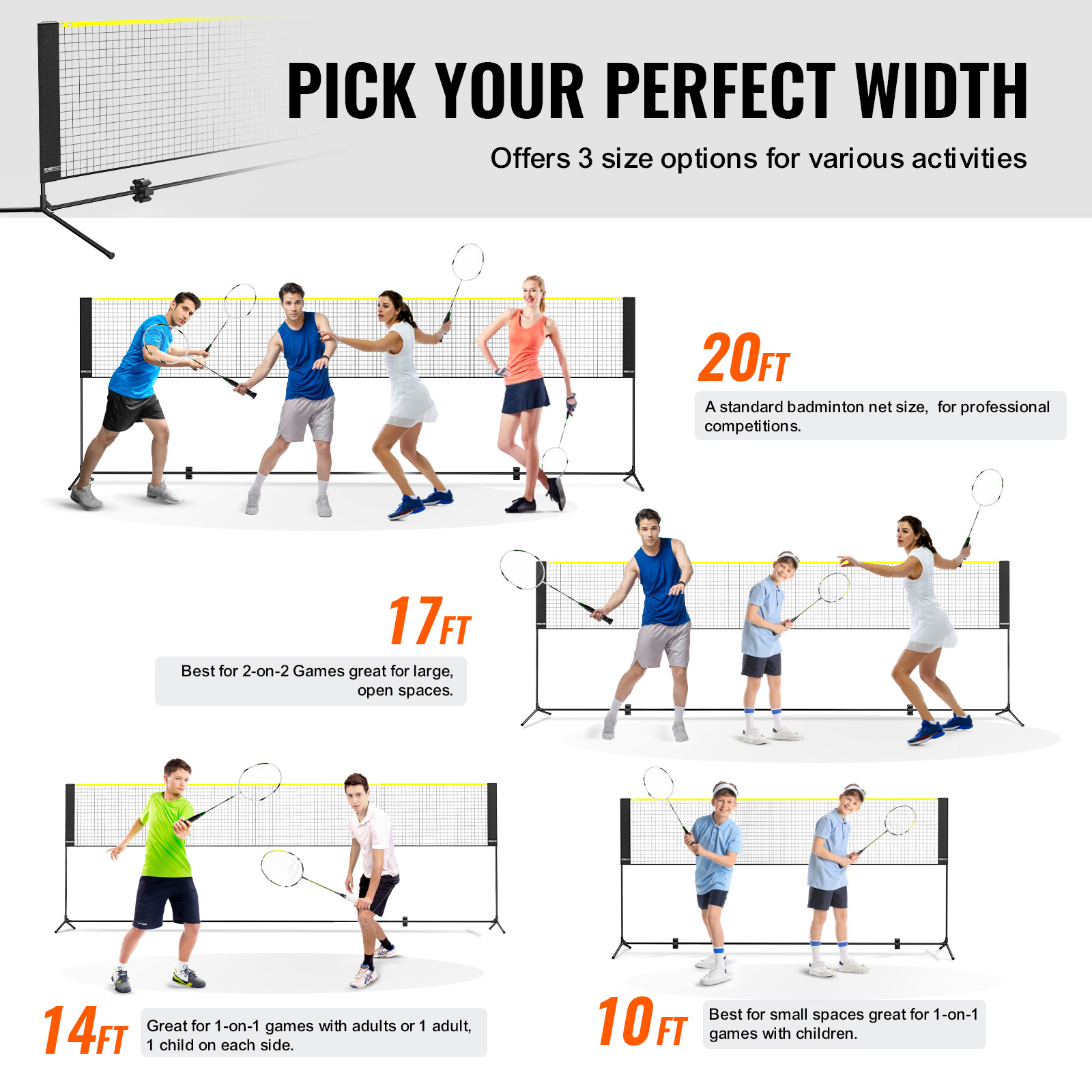 SucceBuy 20FT شبكة كرة الريشة  - مراجعة Badminton Net وسعره