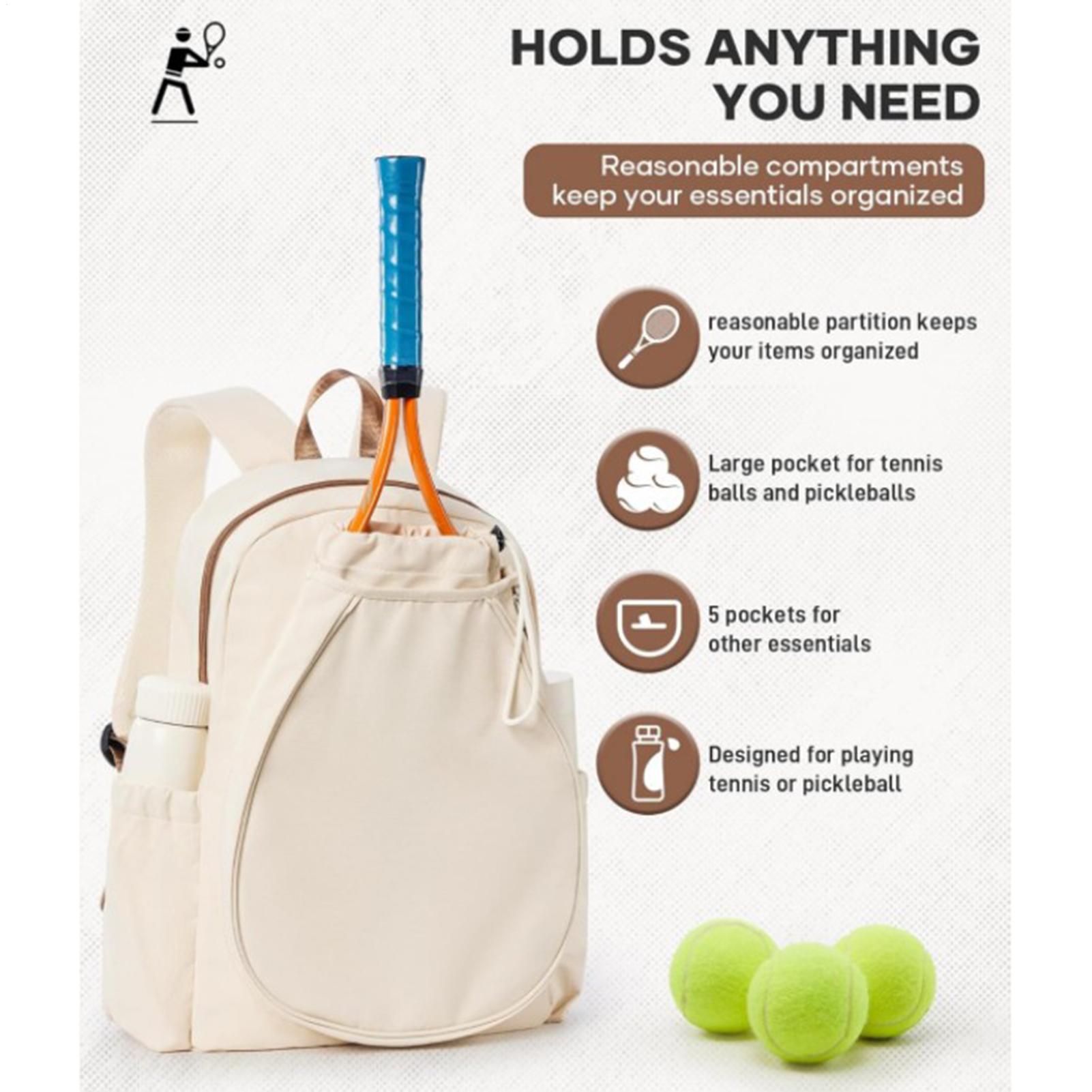 حقائب بيكلبول للرجال تتسع لـ 2 - مراجعة Backpack Racket Bag وسعره
