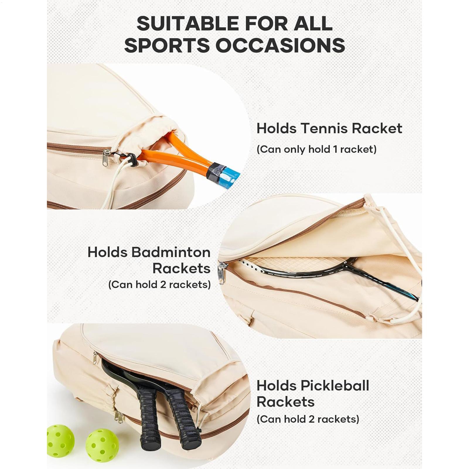 حقيبة مضرب بيكل بول تتسع لـ 2  - مراجعة Backpack Racket Bag وسعره