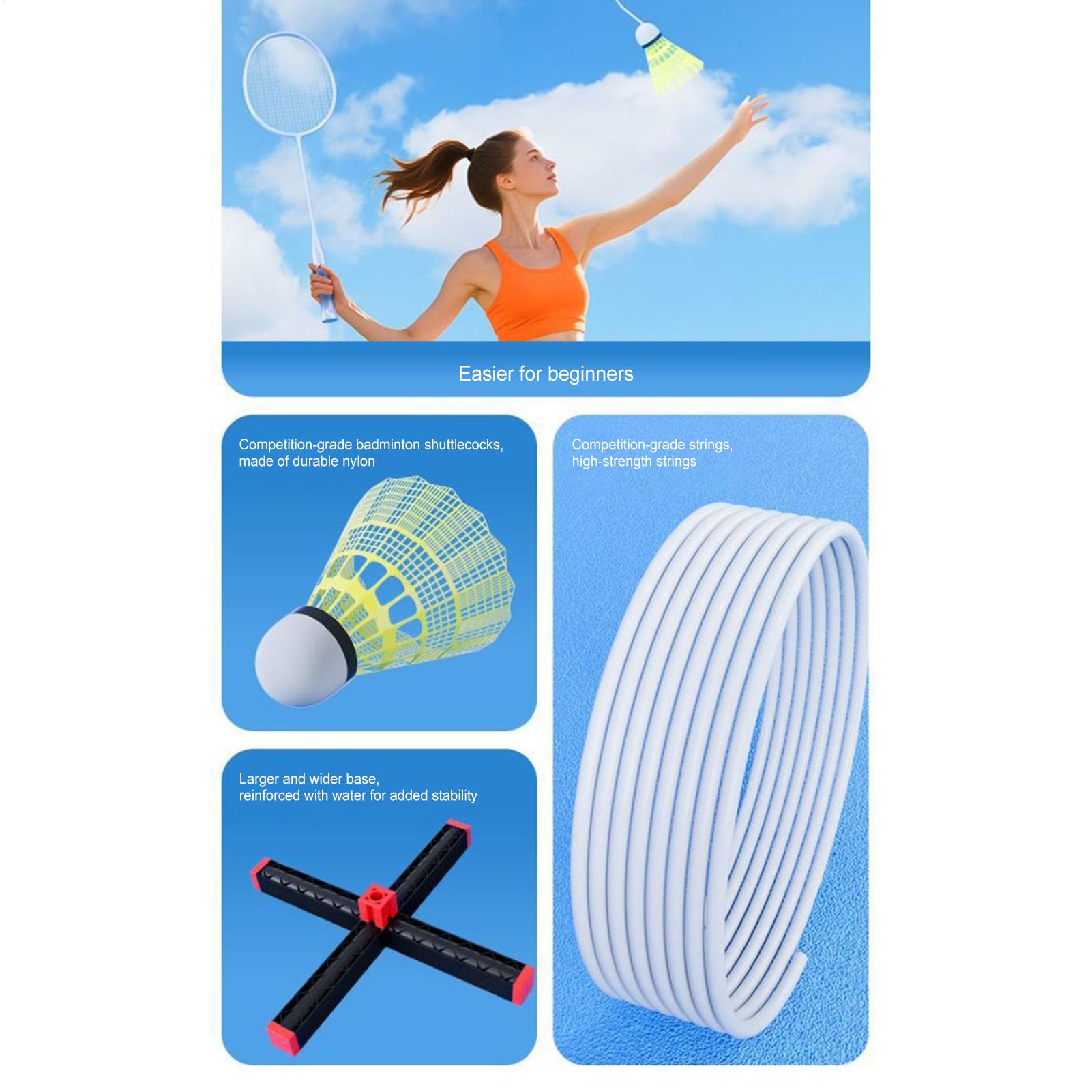 جهاز تدريب الريشة الطائرة الفر - مراجعة Badminton Kids وسعره