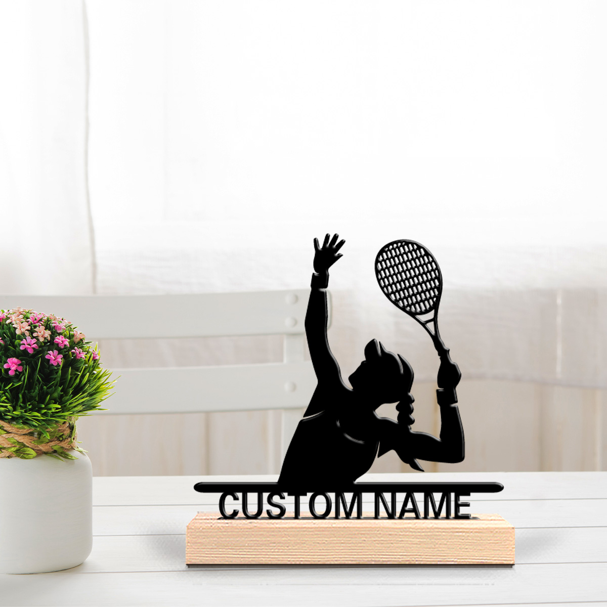 1 قطعة متعة شخصية مخصصة الريشة - مراجعة Badminton Fun وسعره
