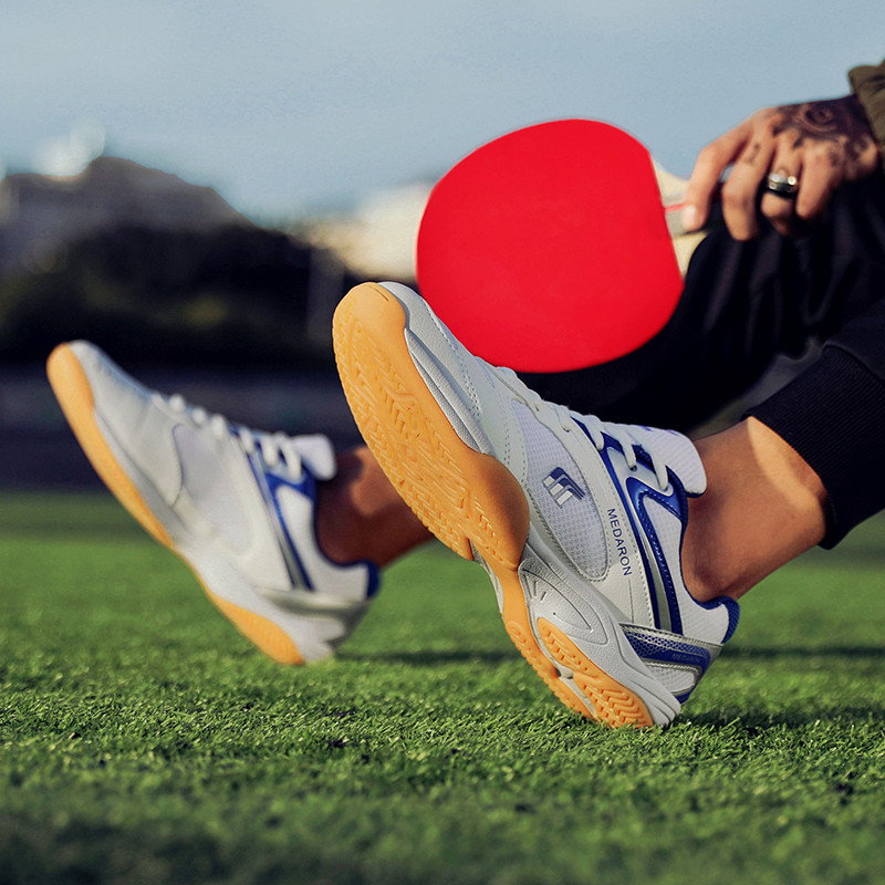 الرجال أحذية تنس الطاولة التدر - مراجعة Badminton Footwork وسعره