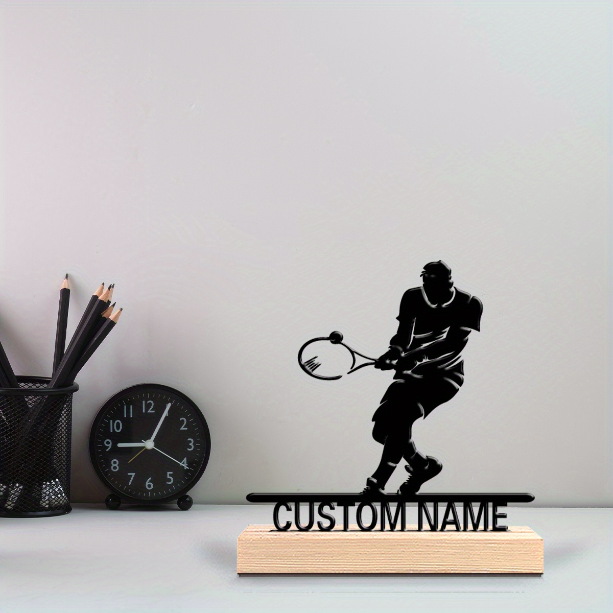 تمثال معدني مخصص للاعبي التنس  - مراجعة Badminton Player وسعره