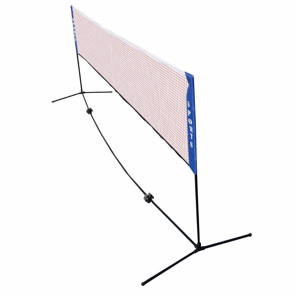 مجموعة شبكة تنس الريشة للاستخد - مراجعة Badminton Net وسعره