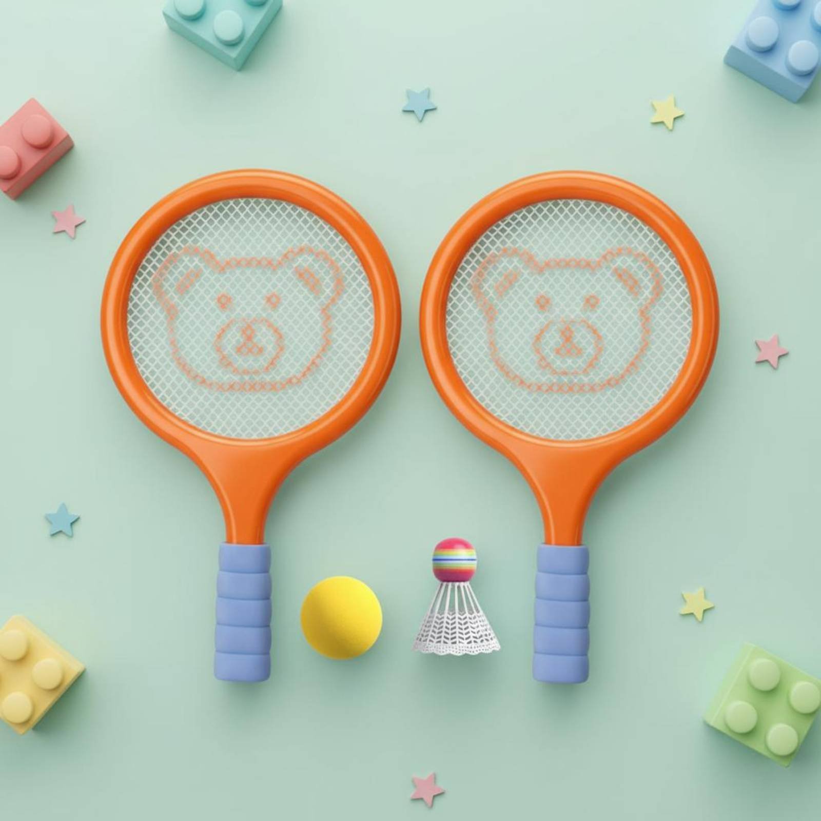 مجموعة مضارب رياضية متعددة الا - مراجعة Badminton Kids وسعره